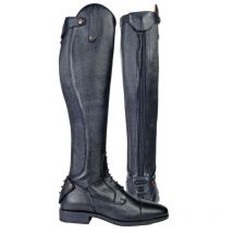 HKM - Bottes Latinium Cuir Grainé Noir Extra Courte Hkm - Taille XL;pointure