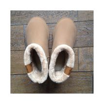Pénélope - Boots Caoutchouc Fourrées Pénélope Leprévost Beige