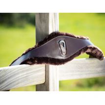 HFI - SANGLE ANATOMIQUE CUIR ET FOURRURE SYNTHÉTIQUE HFI Marron;taille
