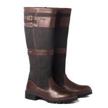 Dubarry - BOTTES LONGFORD DUBARRY Black / Brown;pointure