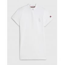 Tommy Hilfiger Equestrian - POLO DE CONCOURS À MANCHES COURTES RHINESTONE PERFORMANCE TOMMY HILFIGER EQUESTRIAN Blanc;taille