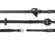 Dy'on - RÊNES AJUSTABLES 5/8 ' D COLLECTION' DY'ON Noir;taille