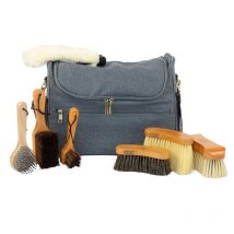 Kentucky - Sac De Pansage Grooming Bag Avec Brosses Kentucky Gris