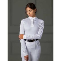 Nature Horse - Chemise Manches Longues Femme Col Montant Hunter