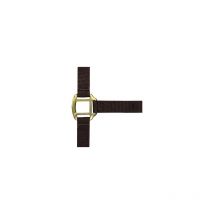 Norton - LICOL NYLON DOUBLÉ CUIR Marron;taille