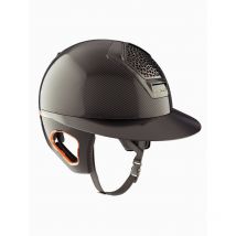 Freejump - Casque Voronoï Carbone Avec Protection Temporale Black Glossy Visière Longue Freejump (Vendu Sans La Mousse)