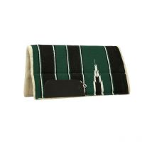 Burioni Manifatture - Tapis De Selle Western Navajo Burioni Vert / Noir