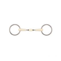 Happy mouth bit - Mors Double Brisure Avec Rouleau En Résine Happy Mouth - Taille 135