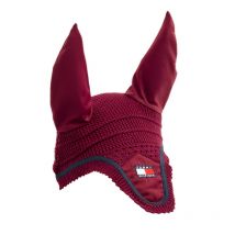 Tommy Hilfiger Equestrian - Bonnet Oxford Hiver 2024 Tommy Hilfiger Equestrian Rouge