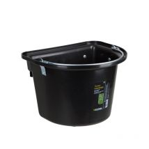 Kerbl - Seau Mangeoire Avec Crochets 12l Kerbl Noir
