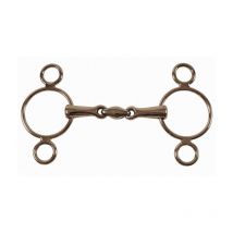 Umbria Equitazione - Mors Pessoa 3 Anneaux Double Brisure Umbria