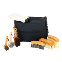Kentucky - Sac De Pansage Grooming Bag Avec Brosses Kentucky Noir