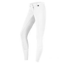 ELT - PANTALON D'ÉQUITATION MICRO SPORT SILIKON E.L.T Blanc;taille
