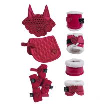 HKM - Set D'équitation Cuddle Pony Hkm Rouge