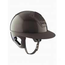 Freejump - Casque Voronoï Carbone Avec Protection Temporale Black Matte Visière Longue Freejump