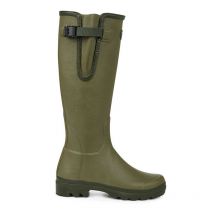 Le Chameau - Bottes Vierzon Doublées Femme Le Chameau Vert Vierzon