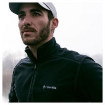 Columbia - Maglia mezza zip Klamath Range II - Nero Taglia XS - Uomo