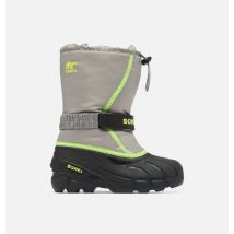 Sorel - Children Flurry Snow Boot - Chrome Grey, Black Size 38 EU - Unisex