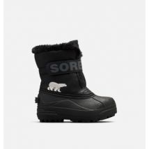 Sorel - Children Snow Commander Snow Boot - Black, CharCharcoal grey Size 10 UK - Unisex