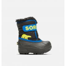 Sorel - Toddlers' Snow Commander Snow Boot - Black, Super Blue Size 23 EU - Unisex