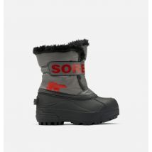 Sorel - Toddler Snow Commander Boot - Quarry, Cherrybomb Size 21 EU - Unisex