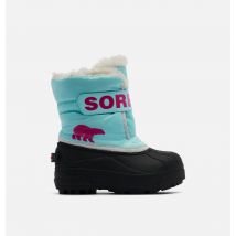 Sorel - Toddlers' Snow Commander Snow Boot - Ocean Surf, Cactus Pink Size 23 EU - Unisex