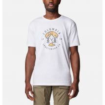 Columbia - Camiseta Rapid Ridge - Blanco, Naturally Boundless Talla XXL - Hombre