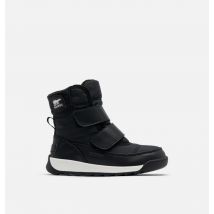 Sorel - Children Whitney II Strap Winter Boot Waterproof - Black, Sea Salt Size 29 EU - Unisex