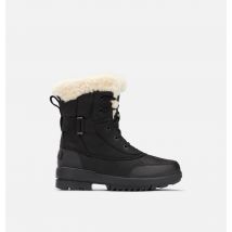 Sorel - Women Torino II Parc Shearling Waterproof Winter Boot Waterproof - Black, Sea Salt Size 36 EU - Women