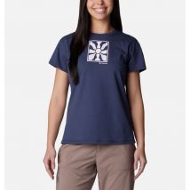 Columbia - Sun Trek Technical Graphic T-Shirt - Nocturnal, Wavy Rays Size L - Women