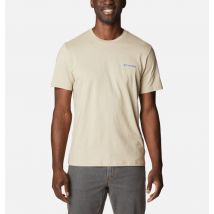 Columbia - Camiseta de algodón orgánico Rapid Ridge II - Ancient Fossil, Circular Heritage Grx Talla XS - Hombre