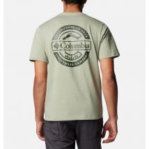 Columbia - Rapid Ridge II Organic Cotton T-Shirt für Männer - Safari, Button Badge Größe XS