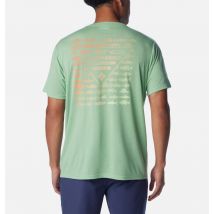 Columbia - PFG Triangle Fill Technical T-Shirt für Männer - New Mint, Elements Graphic Größe XL