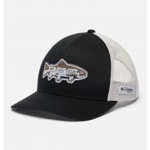 Columbia - PFG Patch Snap Back aus Mesh für Unisex - Schwarz, Grau, Fish TBD Größe O/S