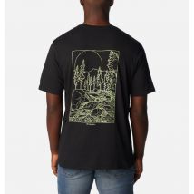 Columbia - Rockaway River Back Graphic T-Shirt für Männer - Schwarz, Rocky Road Größe M