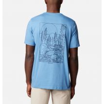 Columbia - T-shirt stampata sul retro Rockaway River - Skyler, Rocky Road Taglia S - Uomo