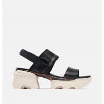 Sorel - Sandale à Bride Arrière Kinetic - Noir, Chalk Taille 41 - Femme