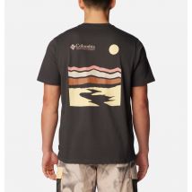 Columbia - T-shirt stampata sul retro Explorers Canyon - Shark, Heritage Hills Taglia L - Uomo