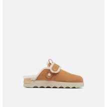 Sorel - Viibe Suede Cozy Clog - Tawny Buff, Natural - Größe 37 EU - Frau