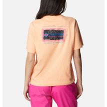 Columbia - Wintertrainer Graphic T-Shirt für Frauen - Bright Nectar Größe L