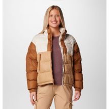 Columbia - Doudoune Courte Pike Lake II - Canoe, Chalk, Camel Brown - Taille L - Femme
