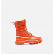 Sorel - Caribou Royal Wasserdichter Stiefel Für Frauen - Optimized Orange, Chalk - Größe 40.5