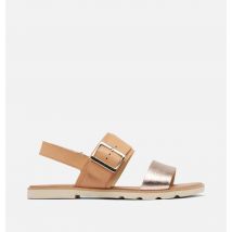 Sorel - Slingback Plate Ella III - Honest Beige, Honey Blanc Taille 41.5 - Femme