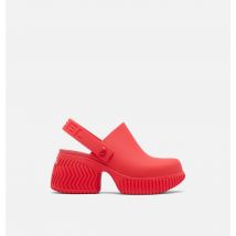 Sorel - Ona Streetworks Heel Clog Für Frauen - Rot Glo, Sea Salt - Größe 40