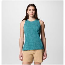 Columbia - Bluebird Canyon Technical Tank Top für Frauen - River Blue Popflorid Jacquard Größe S