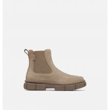 Sorel - Explorer Strt Chelsea Boots Für Frauen Wasserdicht - Omega Taupe, Wet Sand - Größe 37.5