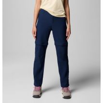 Columbia - Leslie Falls Hiking Convertible Trousers - Blue Size 18 UK - Women