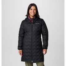 Columbia - Doudoune Longue en Duvet à Capuche Delta Ridge II - Noir Taille M - Femme