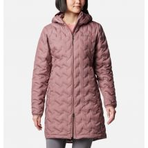 Columbia - Doudoune Longue en Duvet à Capuche Delta Ridge II - Fig Taille S - Femme