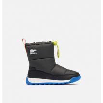 Sorel - Botas De Nieve Impermeables Whitney II Plus Puffy Jet, Negro Talla 32 - Niño